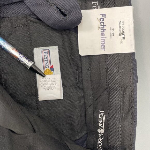 Flying Cross Valor Twill Pants Uniform Trousers Flex Waistband Navy Blue 36x32 - Picture 9 of 13